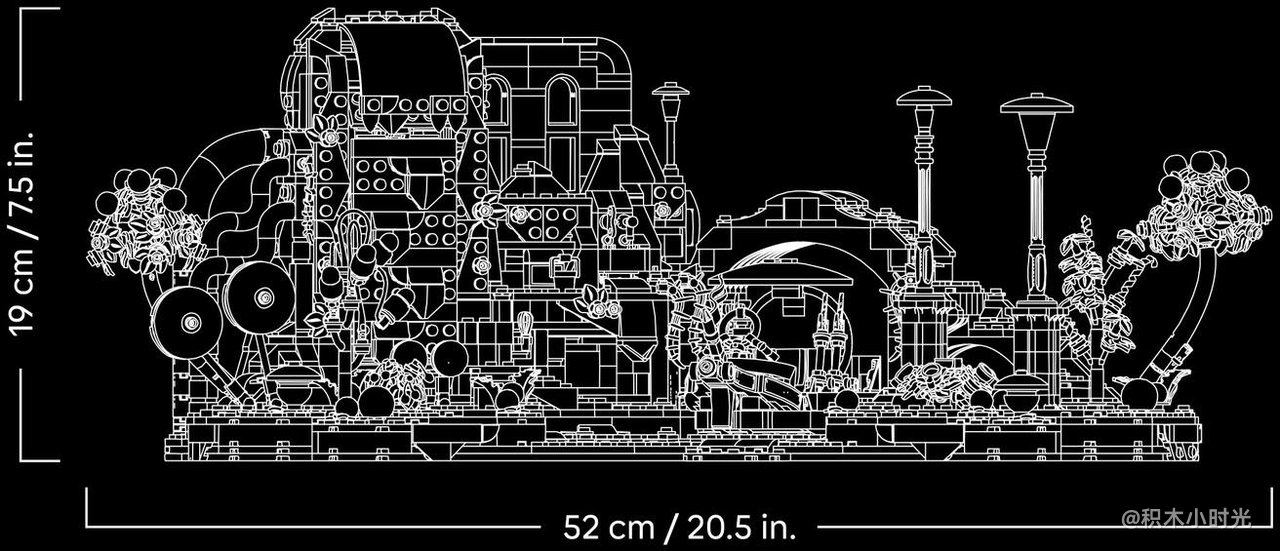 乐高 21360 威利·旺卡和巧克力工厂