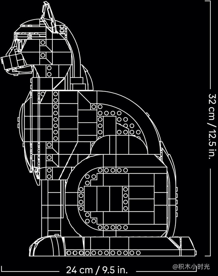 乐高 21376 橙色的猫