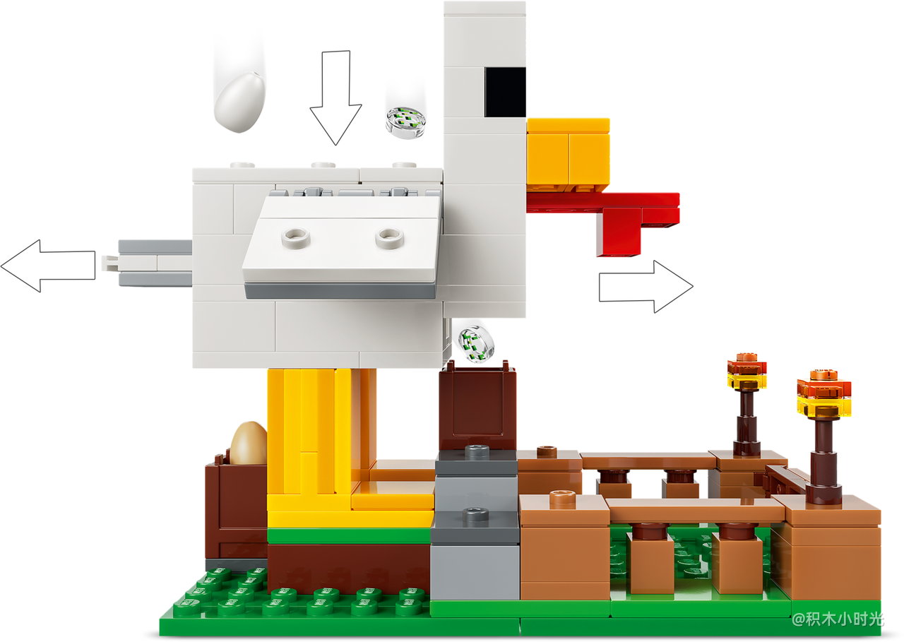 乐高 21585 小鸡农场