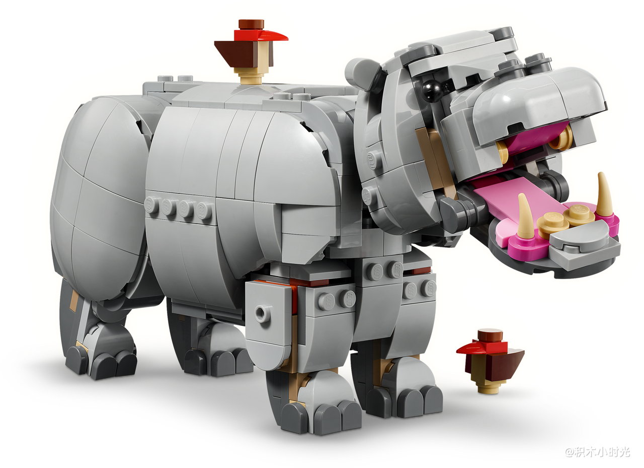 乐高 31171 野生动物：犀牛与鸟儿