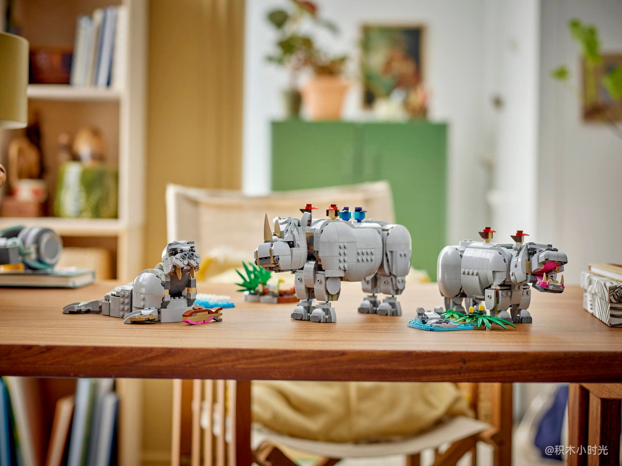 乐高 31171 野生动物：犀牛与鸟儿