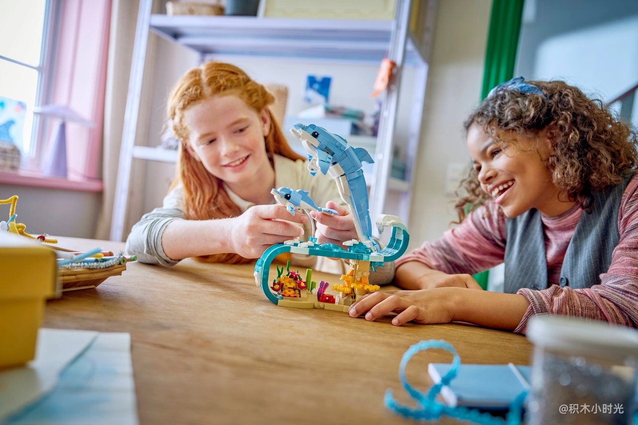 乐高 31385 海洋动物：美丽的海豚