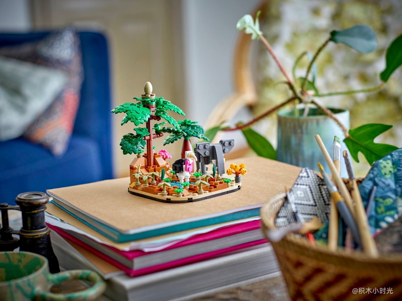 乐高 40784 非洲大草原立体模型