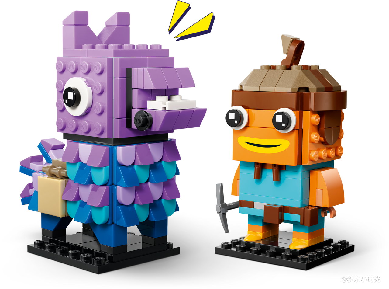 乐高 40881 补给羊驼和鱼干玩偶