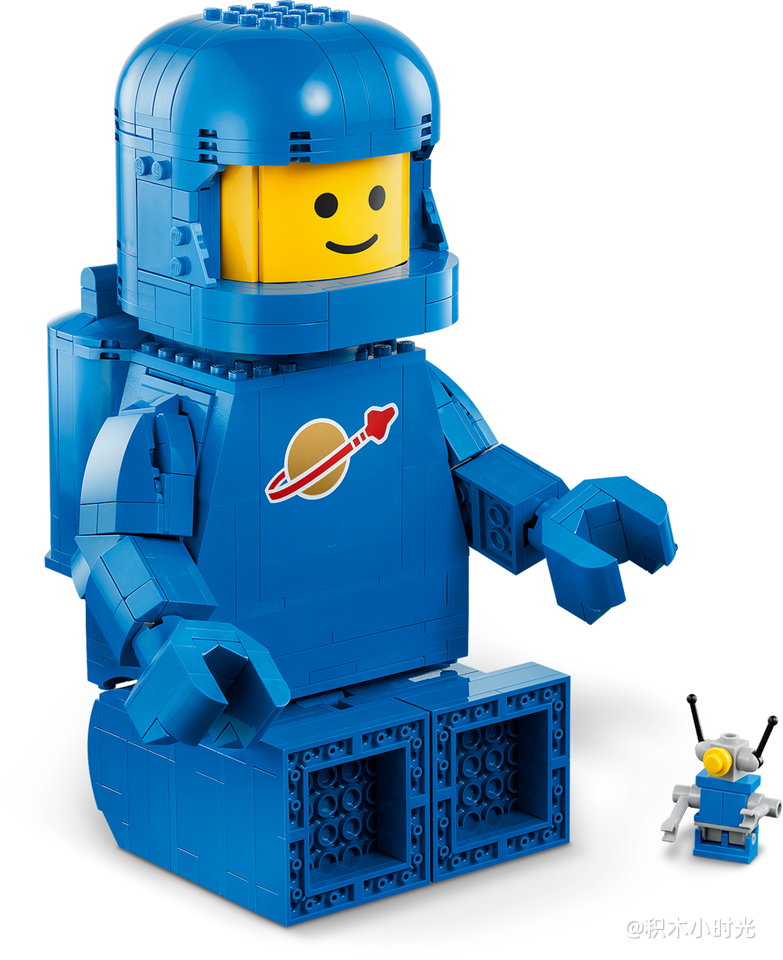 乐高 40921 放大版蓝色宇航员小人仔