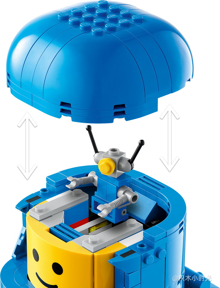 乐高 40921 放大版蓝色宇航员小人仔