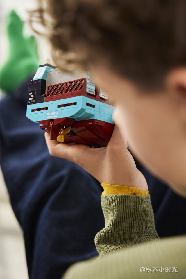 乐高 40955 马士基双燃料集装箱船