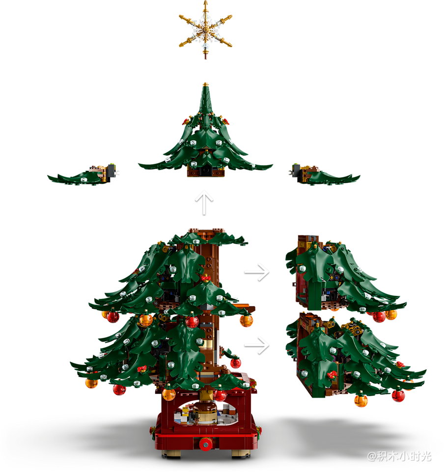 乐高 41843 家庭圣诞树