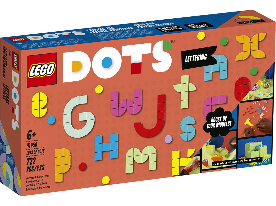 乐高 41950 丰富多彩的 DOTS – 拼搭字母