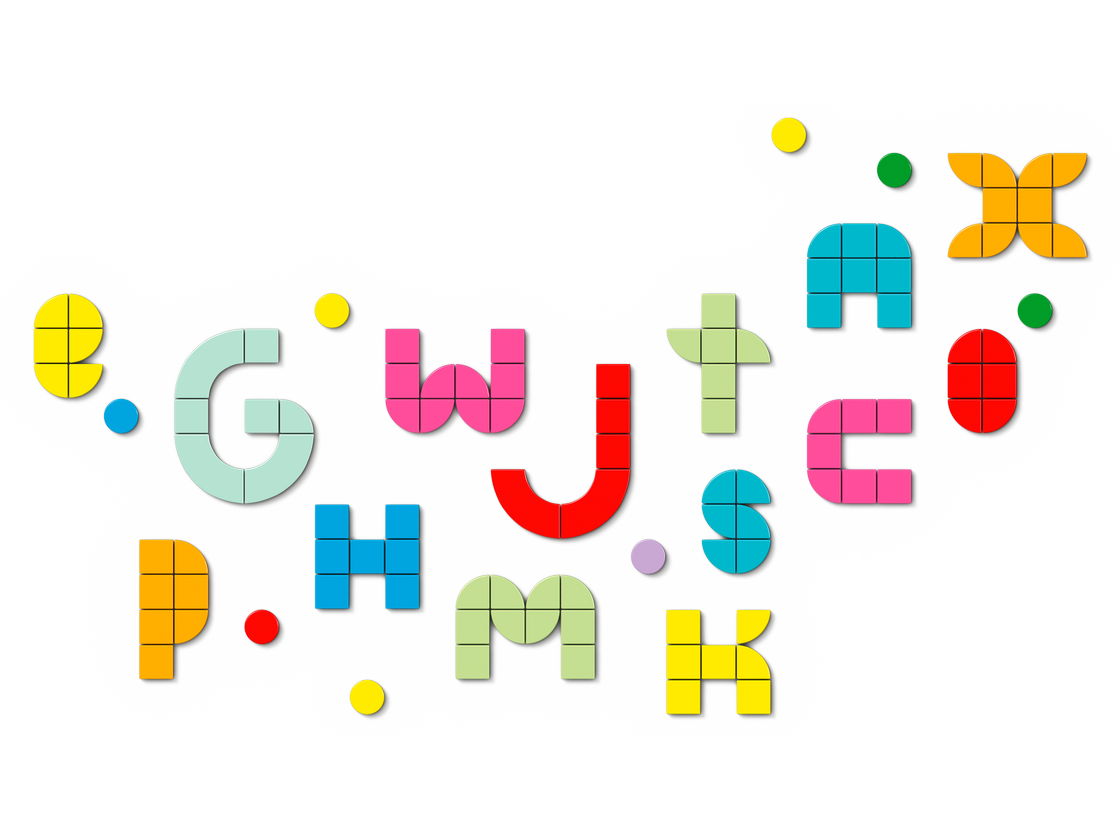 乐高 41950 丰富多彩的 DOTS – 拼搭字母
