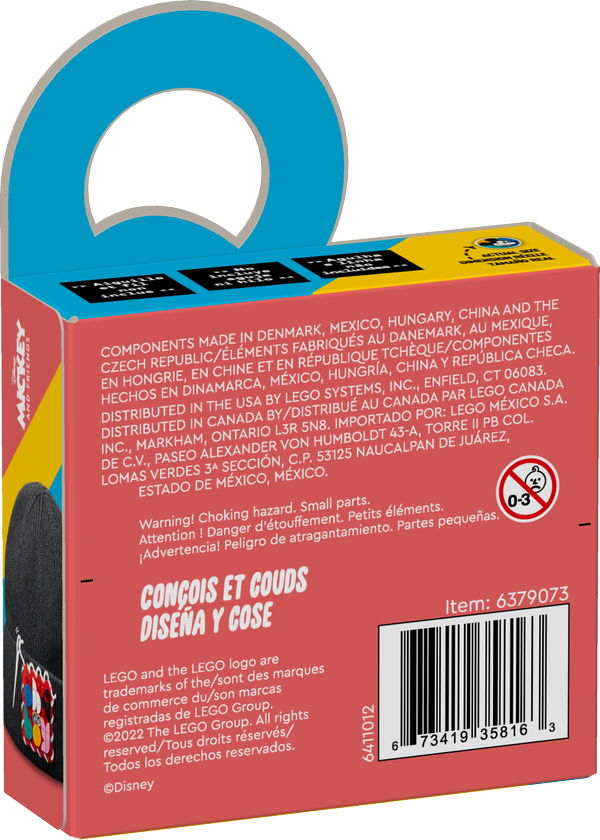 乐高 41963 米奇和米妮创意缝补贴