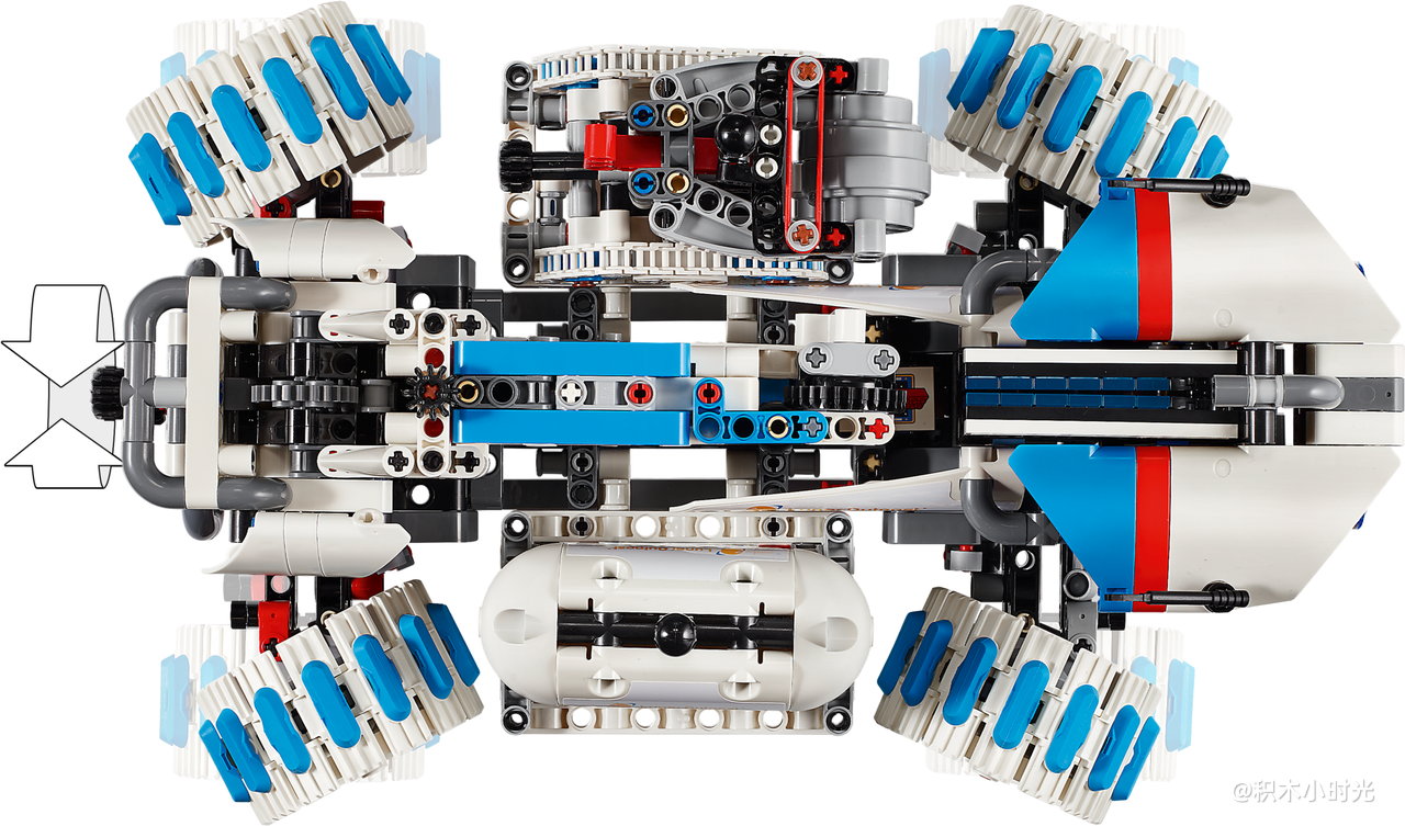 乐高 42211 Lunar Outpost™ 太空探月车