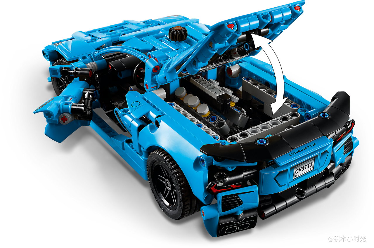 乐高 42217 蓝色雪佛兰科尔维特 Stingray