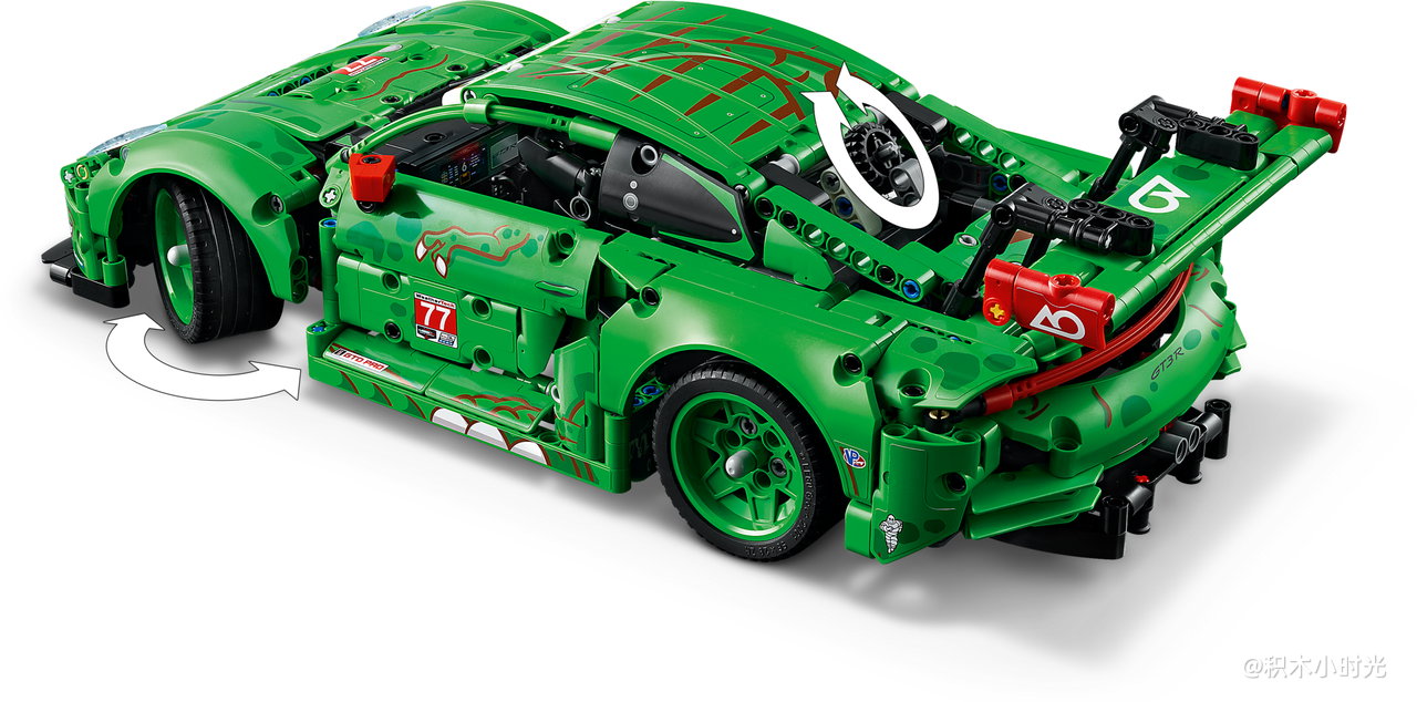 乐高 42224 Porsche 911 GT3 R REXY AO 赛车