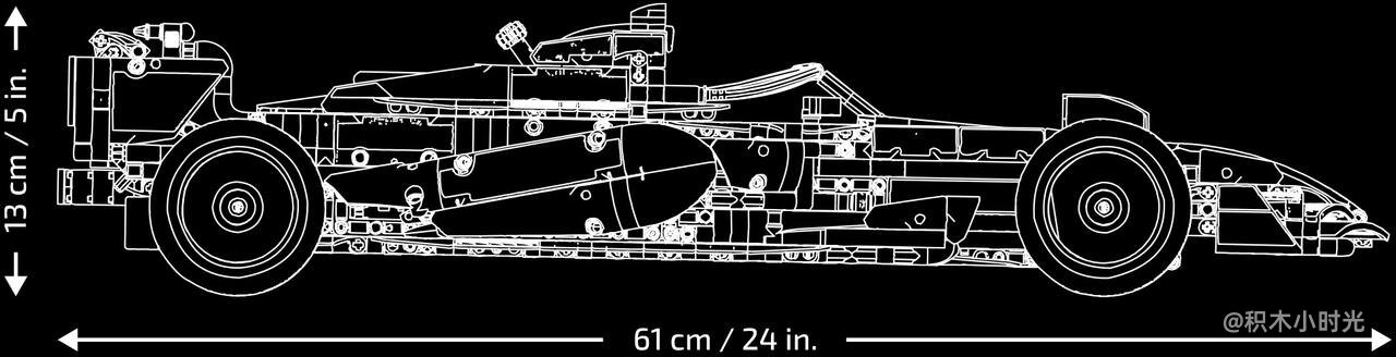 乐高 42228 迈凯伦 MCL39 F1® 赛车