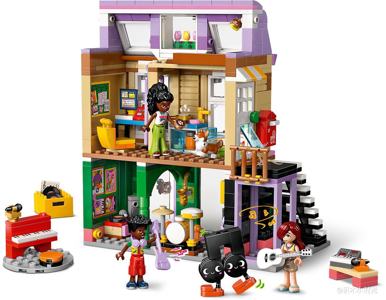 乐高 42653 音乐商店与公寓