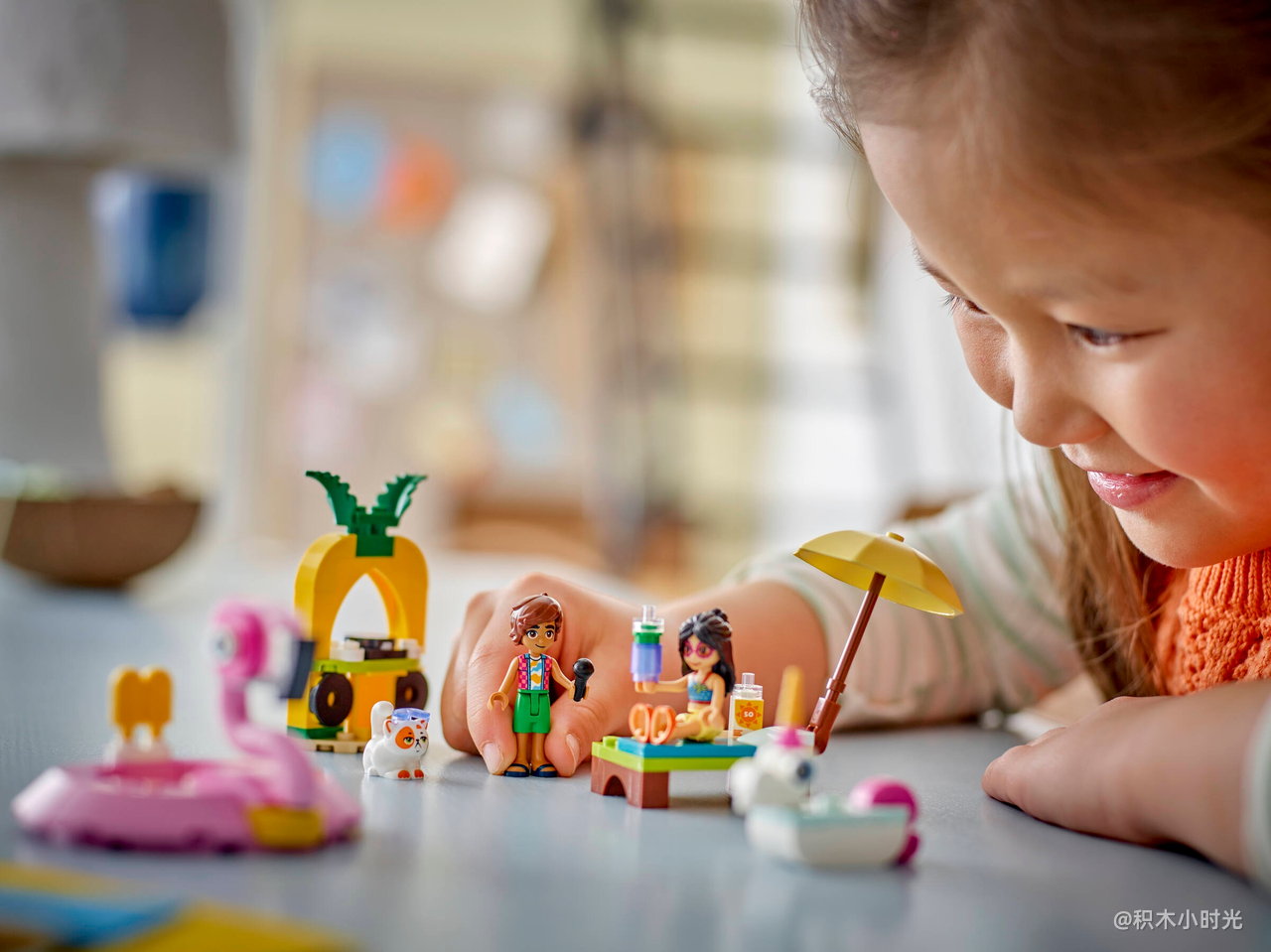 乐高 42658 独角兽和火烈鸟主题泳池派对