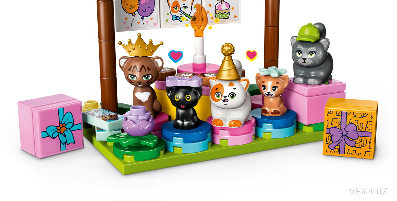 乐高 42666 猫咪生日派对与树屋