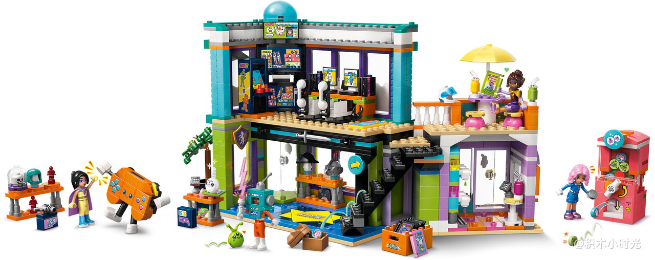 乐高 42674 漫画书与游戏商店