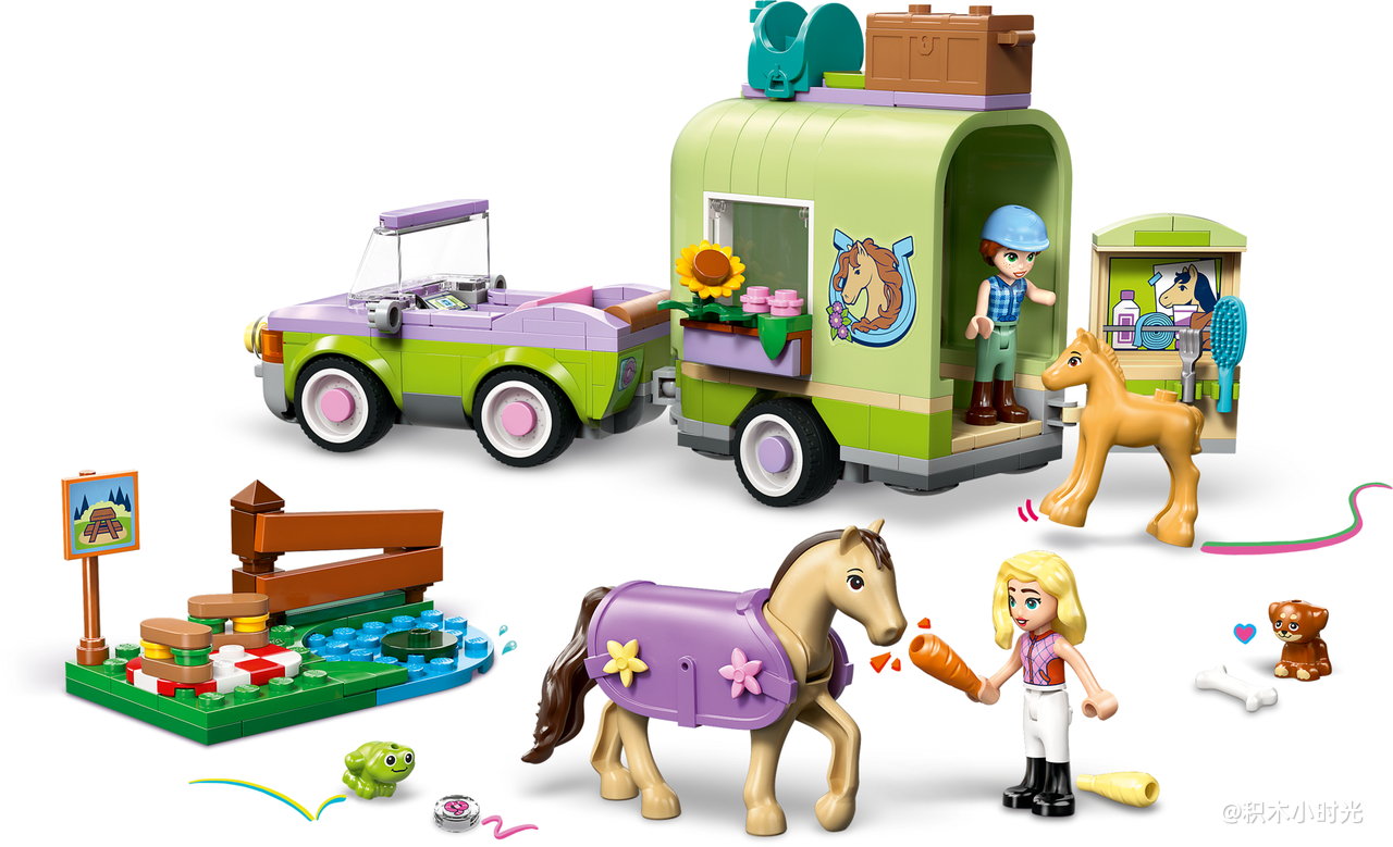 乐高 42695 小马和小拖车