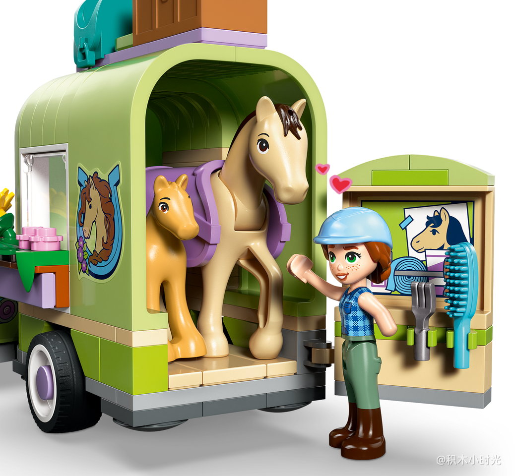 乐高 42695 小马和小拖车
