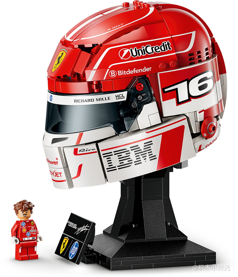 乐高 43014 法拉利车队HP查尔斯·勒克莱尔头盔