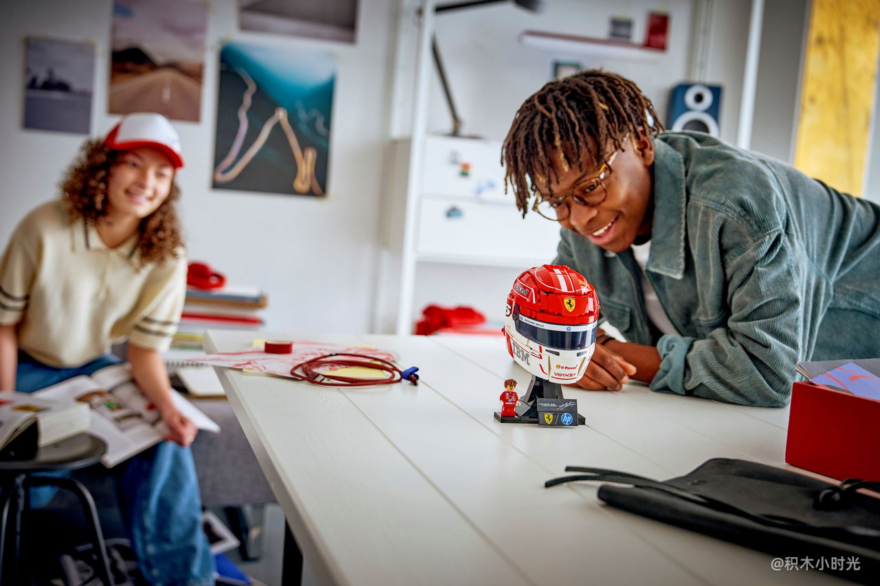 乐高 43014 法拉利车队HP查尔斯·勒克莱尔头盔