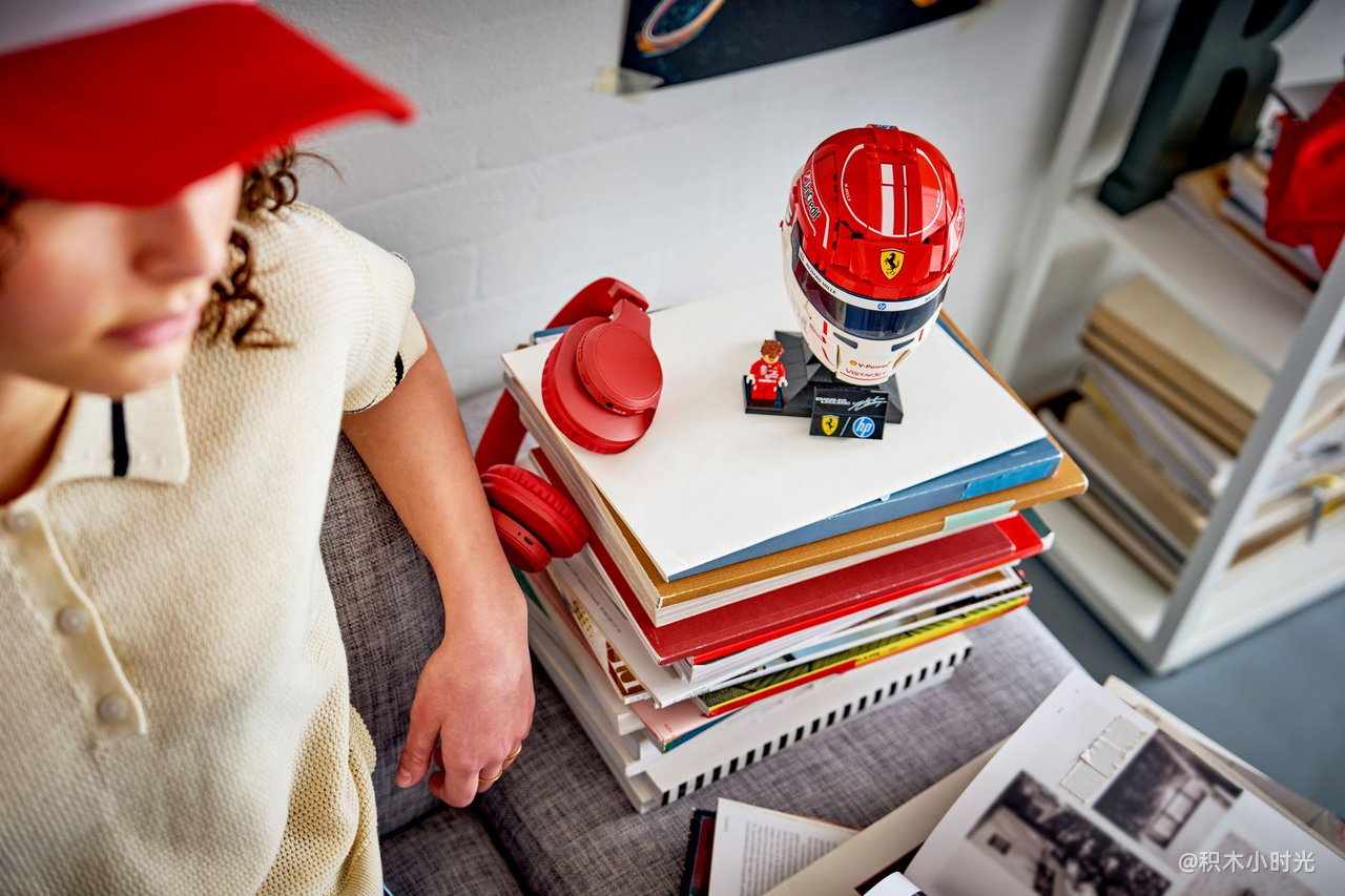 乐高 43014 法拉利车队HP查尔斯·勒克莱尔头盔