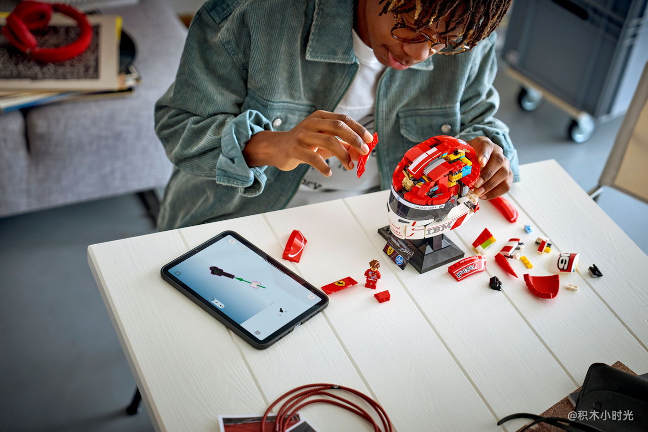 乐高 43014 法拉利车队HP查尔斯·勒克莱尔头盔