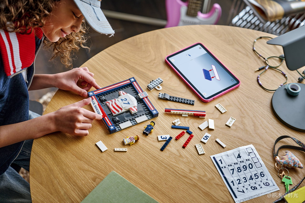 乐高 43033 2026年美国足球国家队球衣