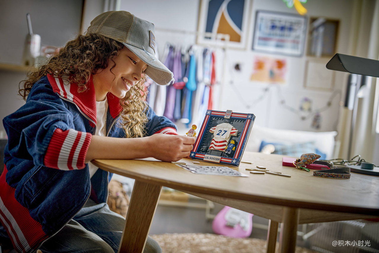 乐高 43033 2026年美国足球国家队球衣