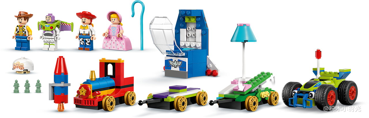 乐高 43264 玩具总动员庆典火车和遥控车