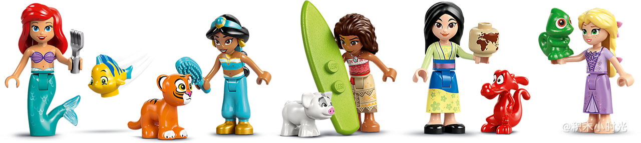 乐高 43267 公主城堡与皇家宠物