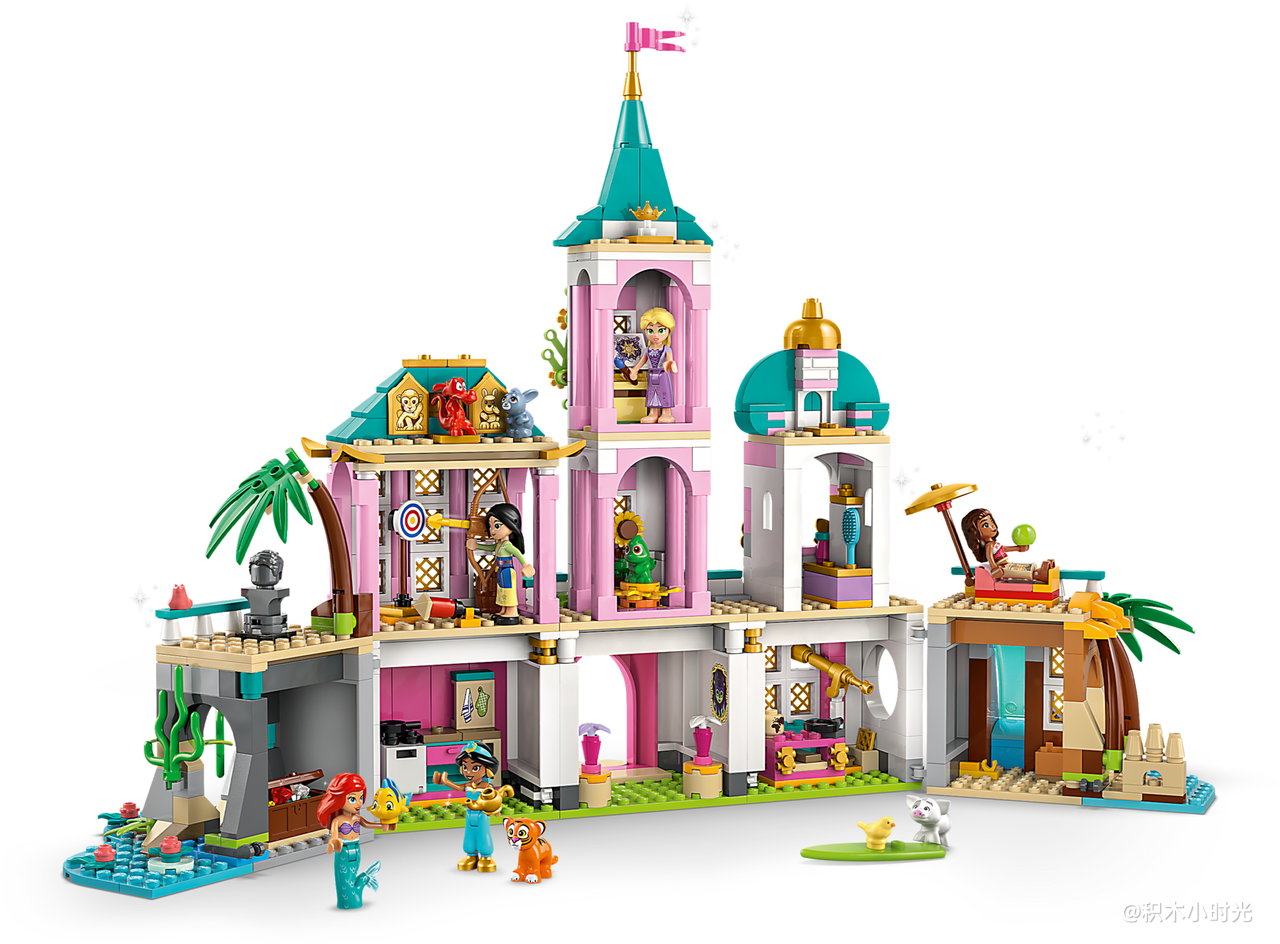乐高 43267 公主城堡与皇家宠物