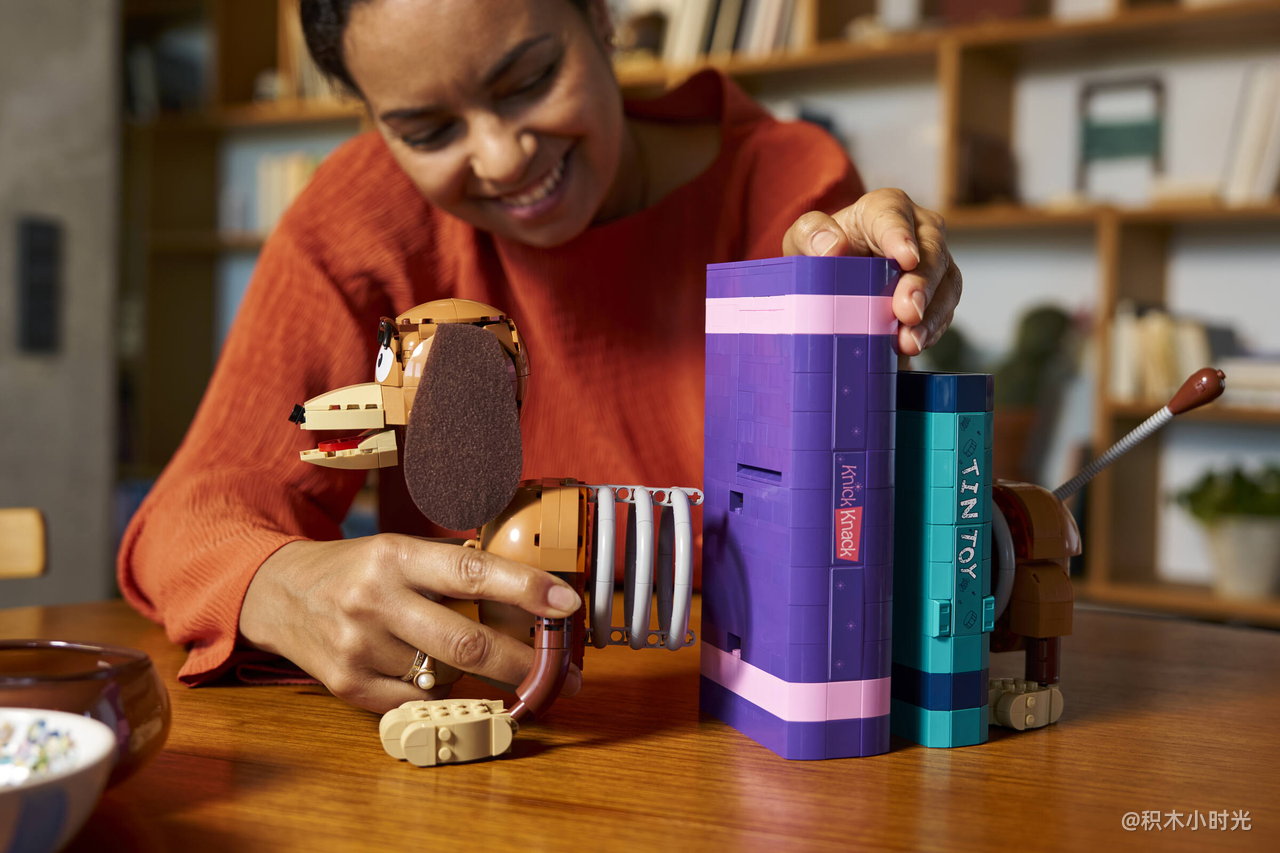 乐高 43301 玩具总动员弹簧狗的书挡