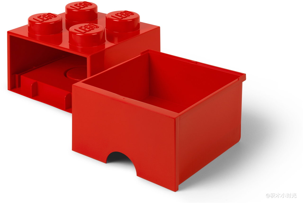 乐高 5005402 LEGO® 4-stud Bright Red Storage Brick Drawer