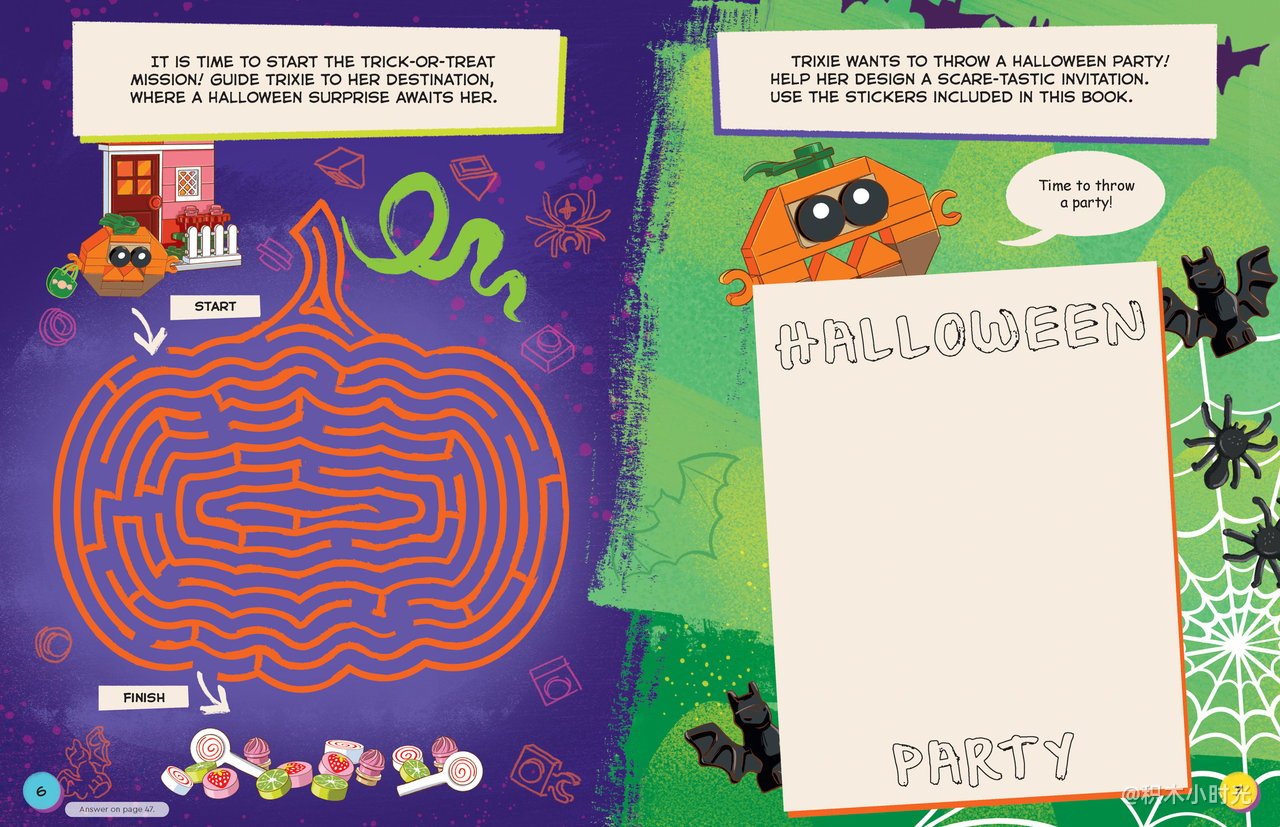 乐高 5009410 Build and Play Halloween Activity Book