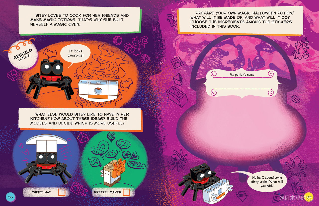 乐高 5009410 Build and Play Halloween Activity Book