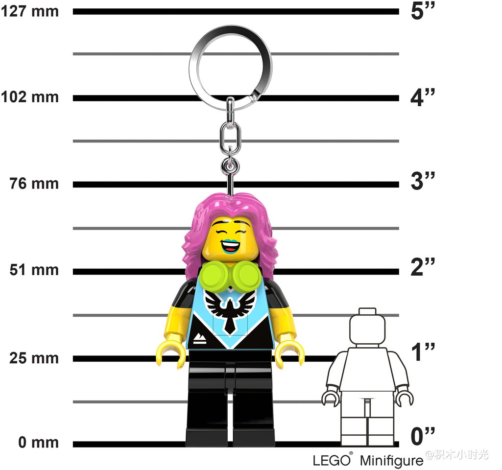 乐高 5009413 GAMER GIRL KEY LIGHT