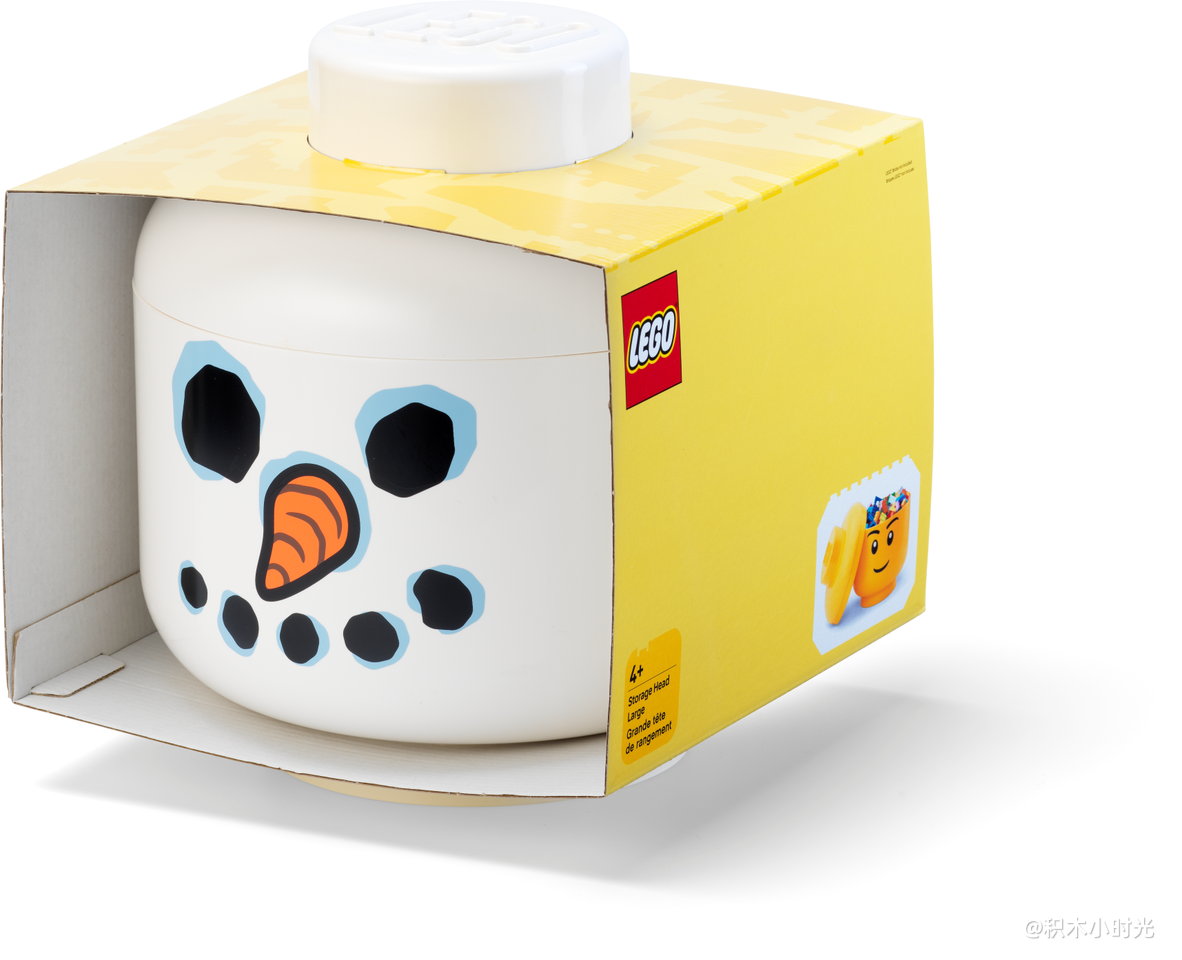 乐高 5009865 Snowman Storage Head – Large