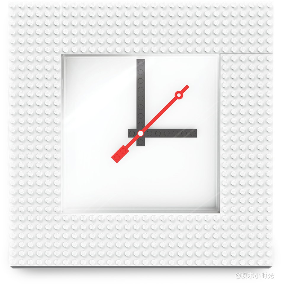 乐高 5010226 Wall Clock MOC (My Own Creation) – White