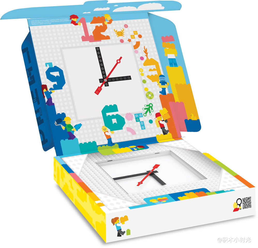 乐高 5010226 Wall Clock MOC (My Own Creation) – White