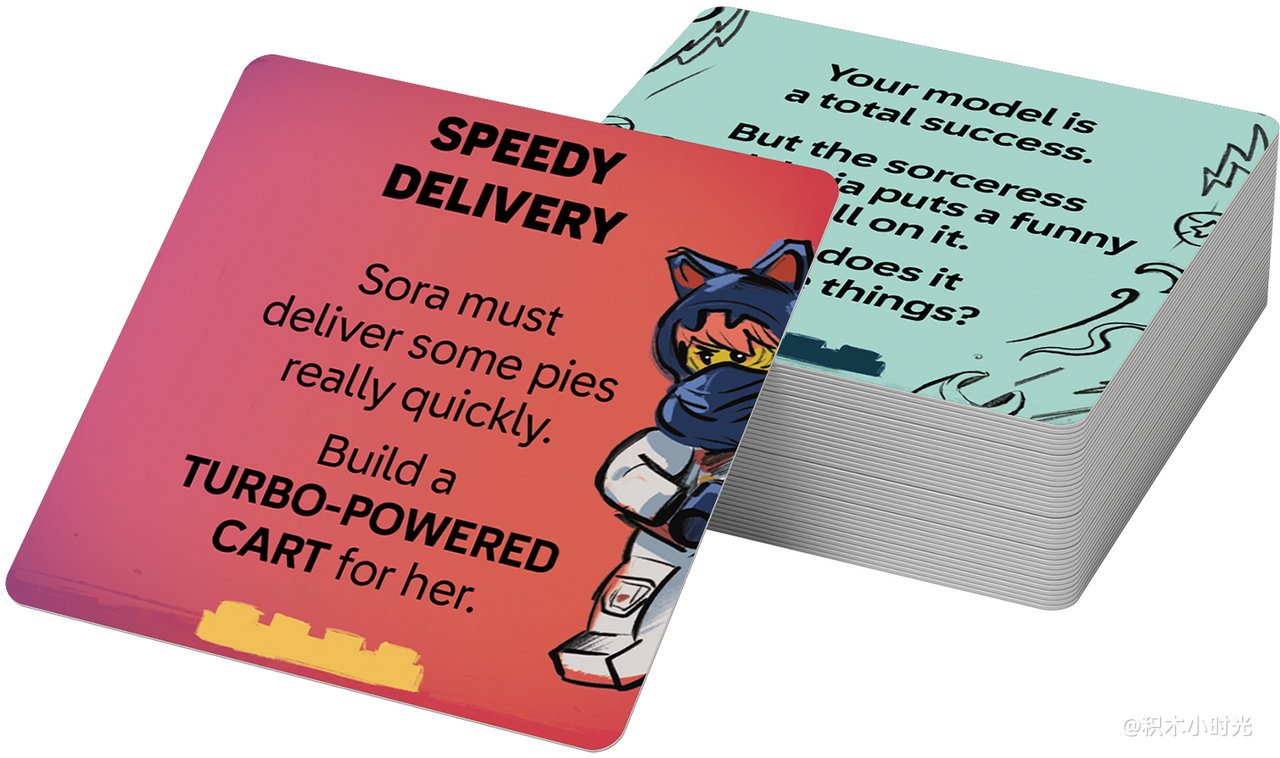 乐高 5010361 Recreate Activity Cards: Ninja Adventures