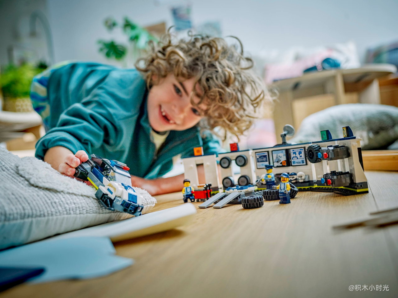 乐高 60457 定制警车车库