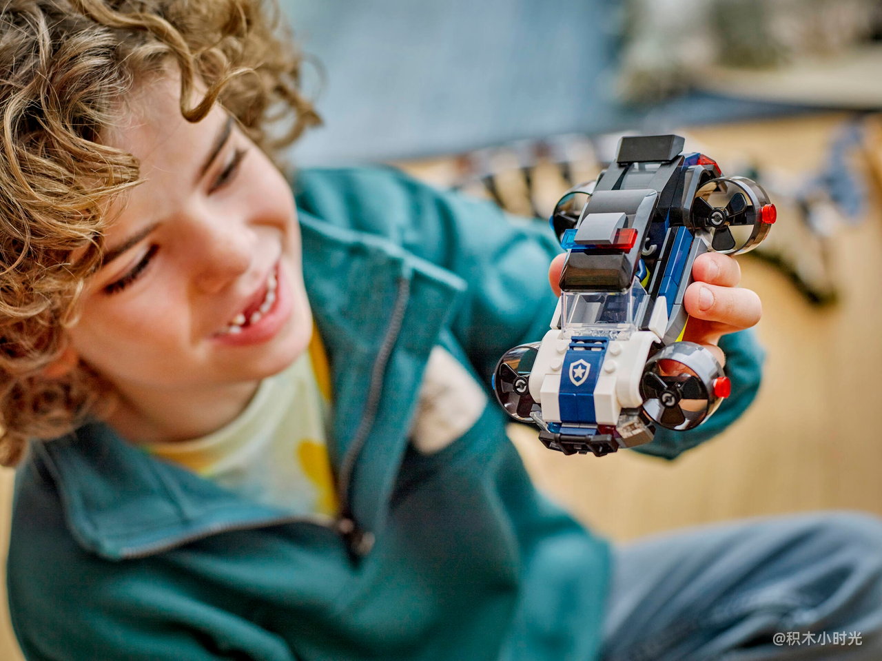 乐高 60457 定制警车车库