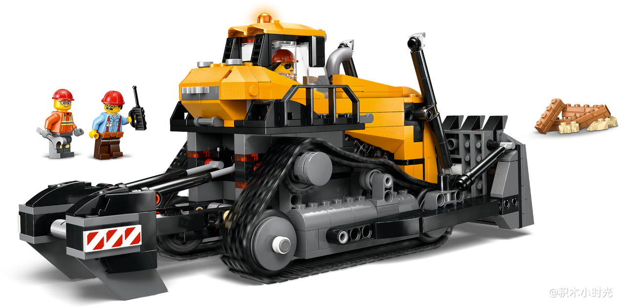 乐高 60466 黄色推土机