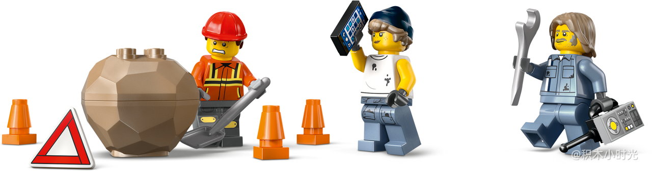 乐高 60467 重型塔吊拖车