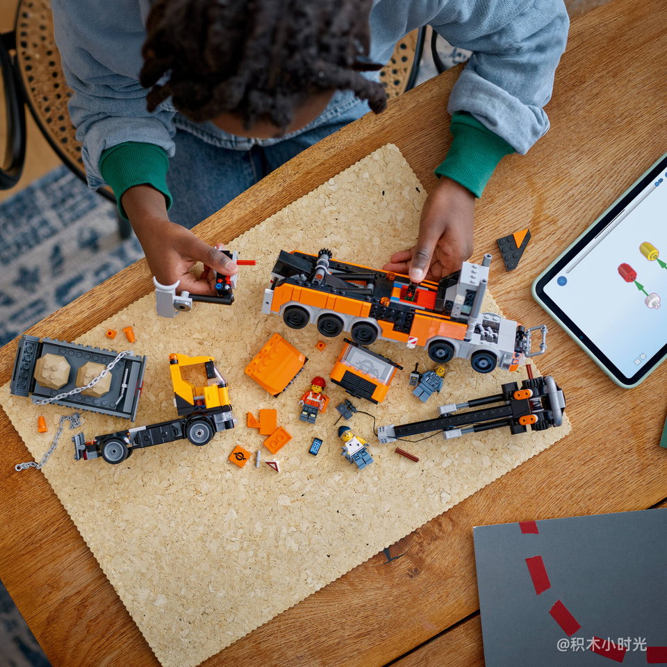 乐高 60467 重型塔吊拖车