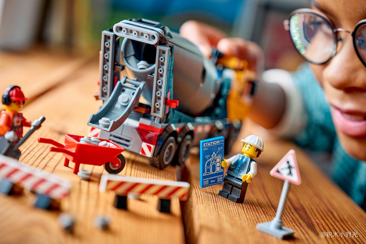 乐高 60478 水泥搅拌车