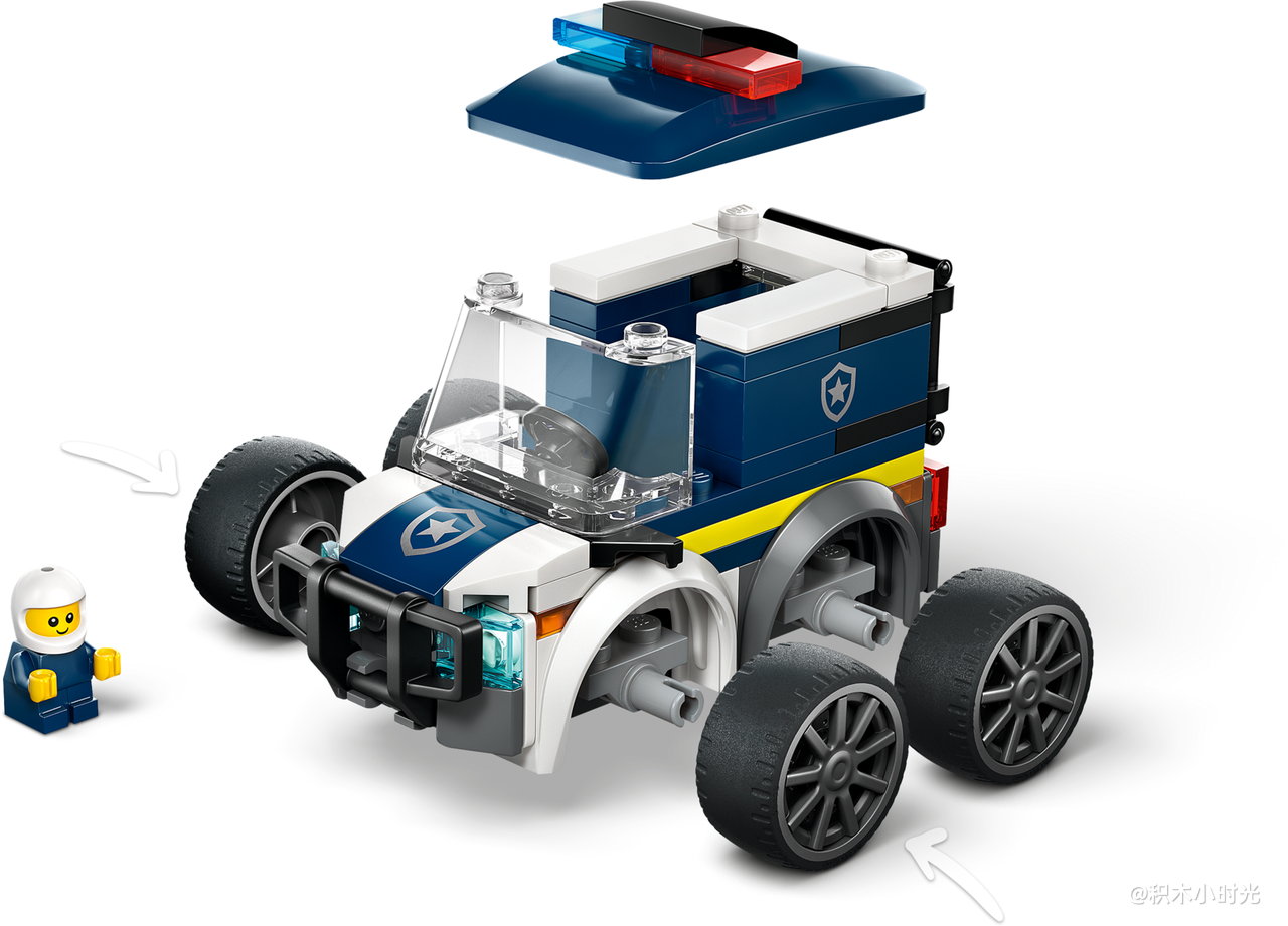 乐高 60481 旋风车队-警用卡车